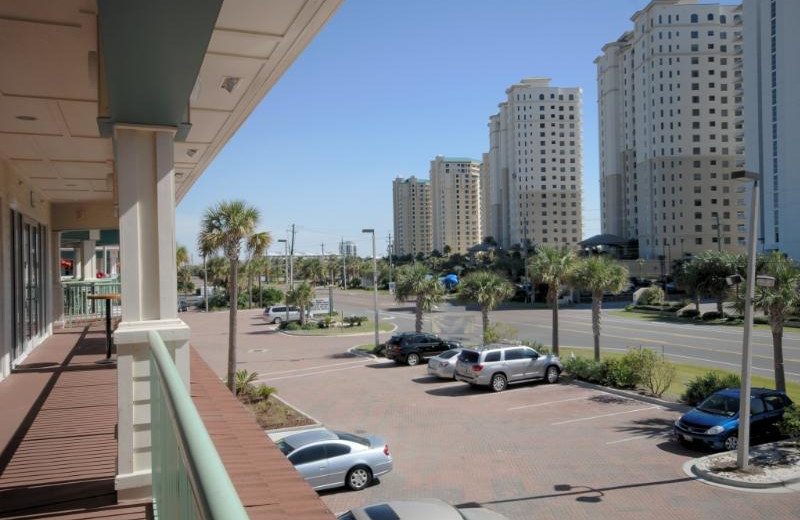 Balcony view at Villagio on Perdido Key.