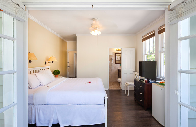 Guest room at Southernmost Inn.