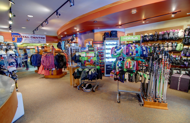 Ski shop at The Fox Hotel.