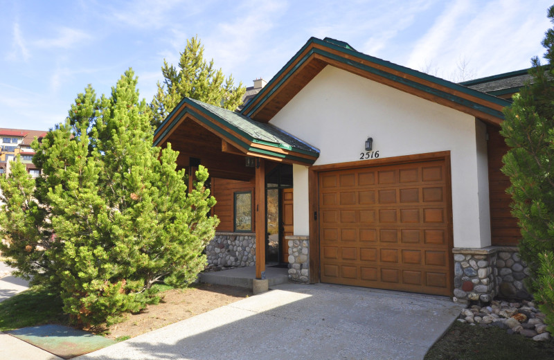 Rental exterior at Steamboat Lodging Properties.