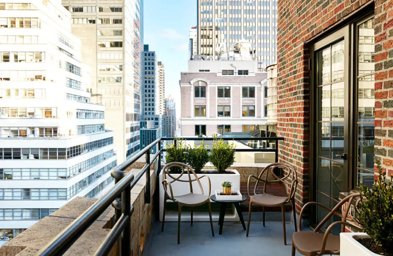 Balcony at The Renwick Hotel New York City, Curio Collection by Hilton.