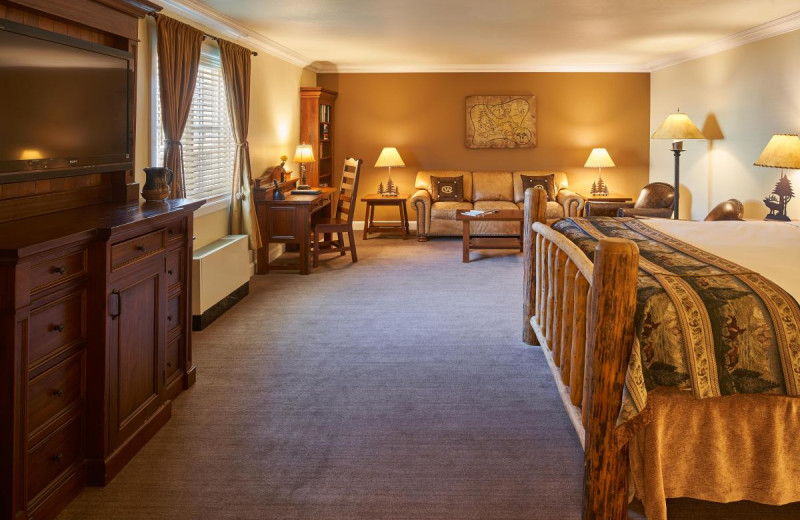 Guest room at Top Jackson Hole Luxury Hotels.