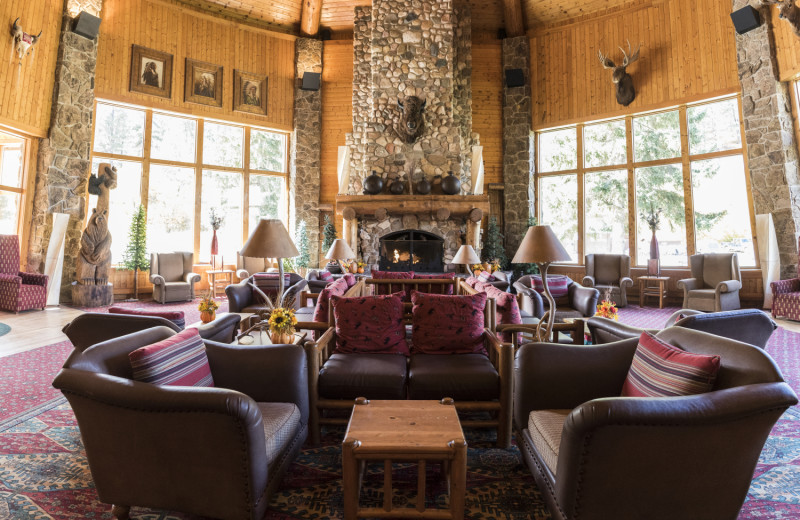 Lobby at Spearfish Canyon Lodge.