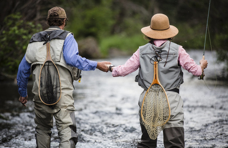 Fishing at 4UR Ranch.