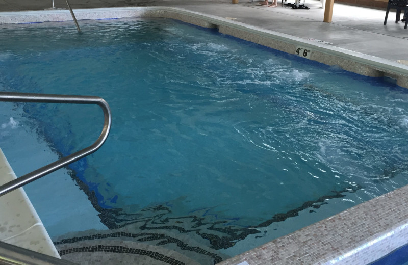 Indoor pool at Carson Hot Springs Spa and Golf Resort.