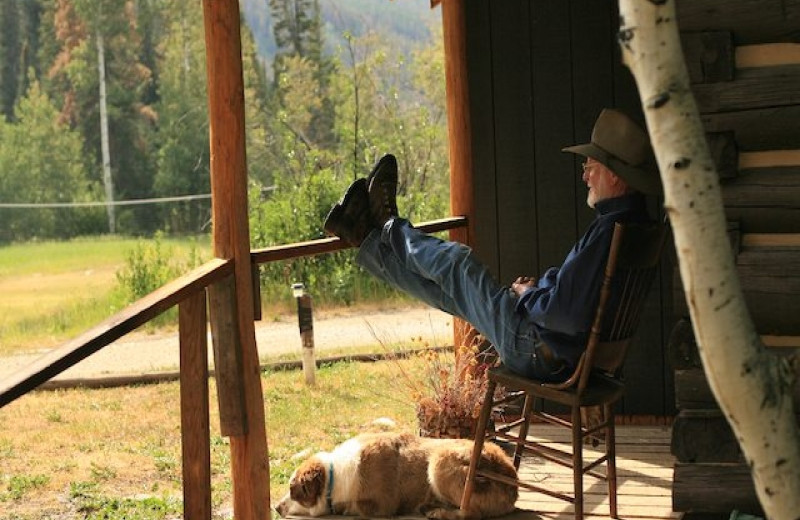 Cabin at Medicine Bow Lodge.