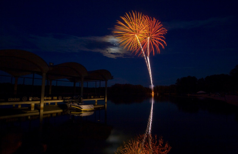 Fireworks at Callaway Gardens.