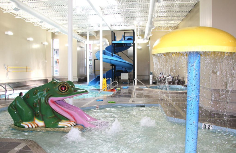 Indoor pool at Paradise Resort Club.