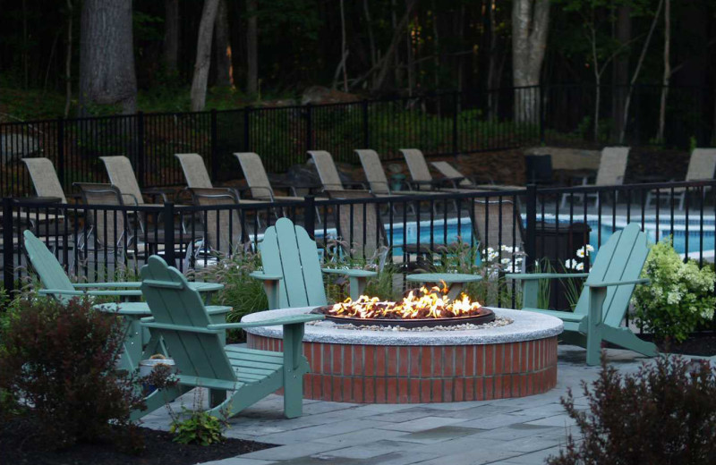 Fire pit at Inn at Diamond Cove.