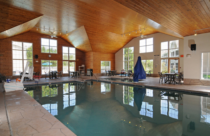 Indoor pool at Newport Resort.