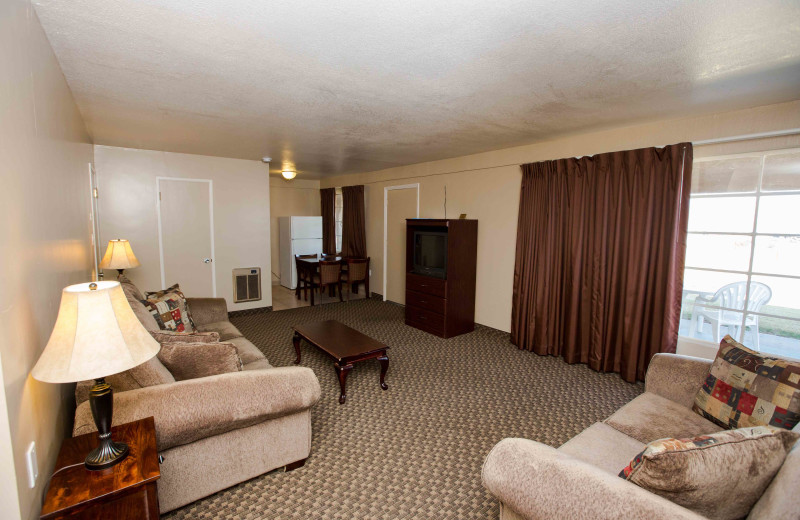 Guest room at Havasu Springs Resort.
