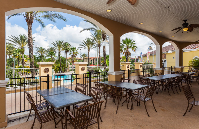 Patio at Resorts In Florida Booking Agent.