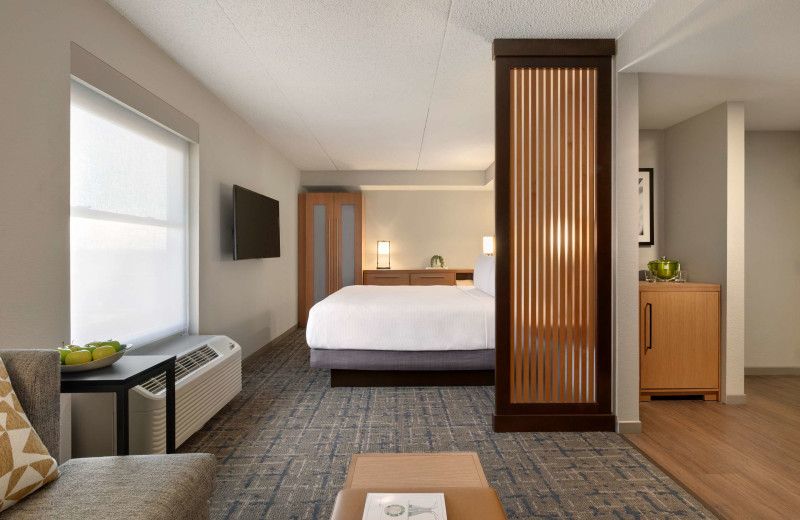 Guest room at Hyatt Place Tucson-Central.