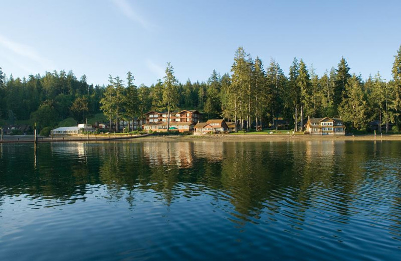 Exterior view of Alderbrook Resort and Spa.