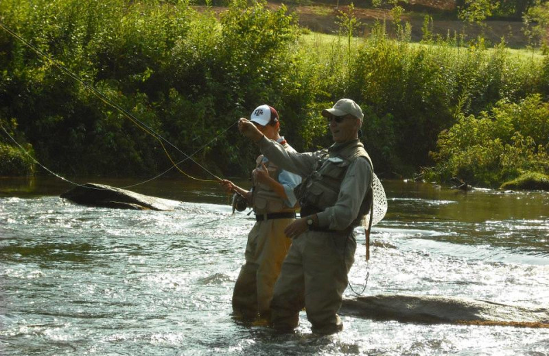 Fishing at Cabin Rentals of Georgia.