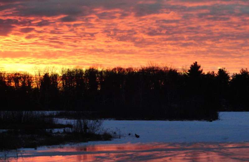 Sunrise at Popp's Resort.