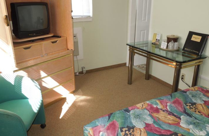 Guest room at Diamond Crest Motel.