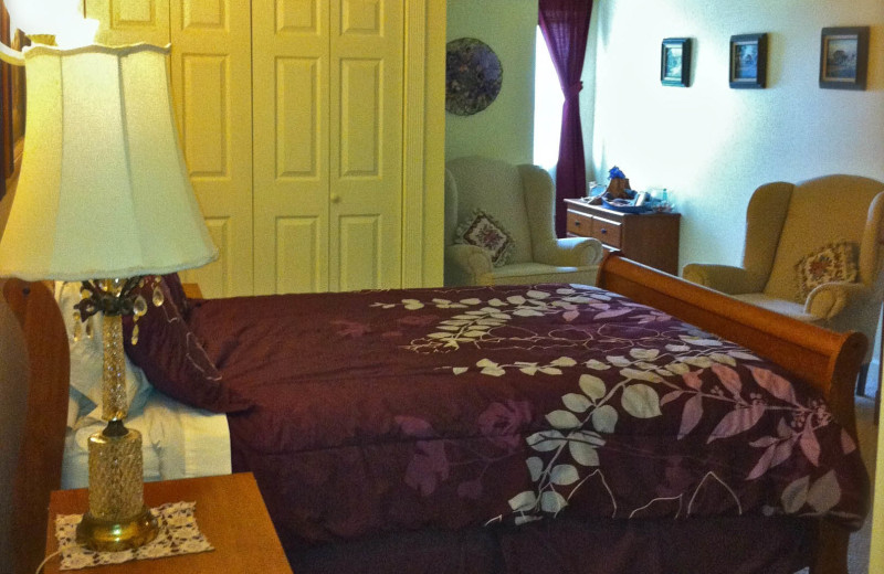 Guest room at The Abbe House Inn.