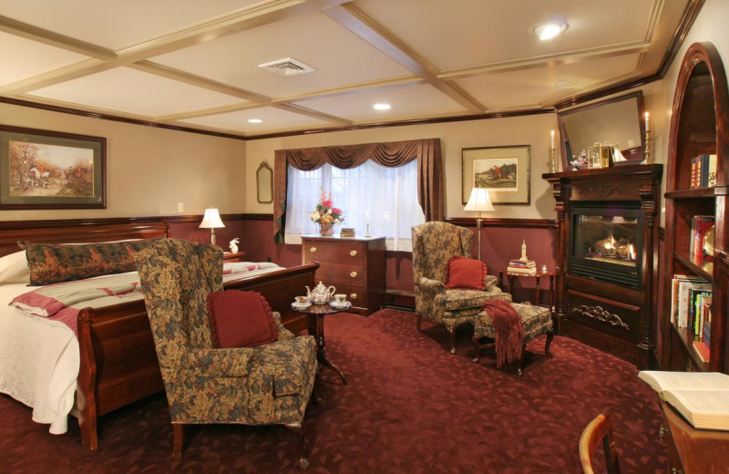 Guest room at Rabbit Hill Inn.