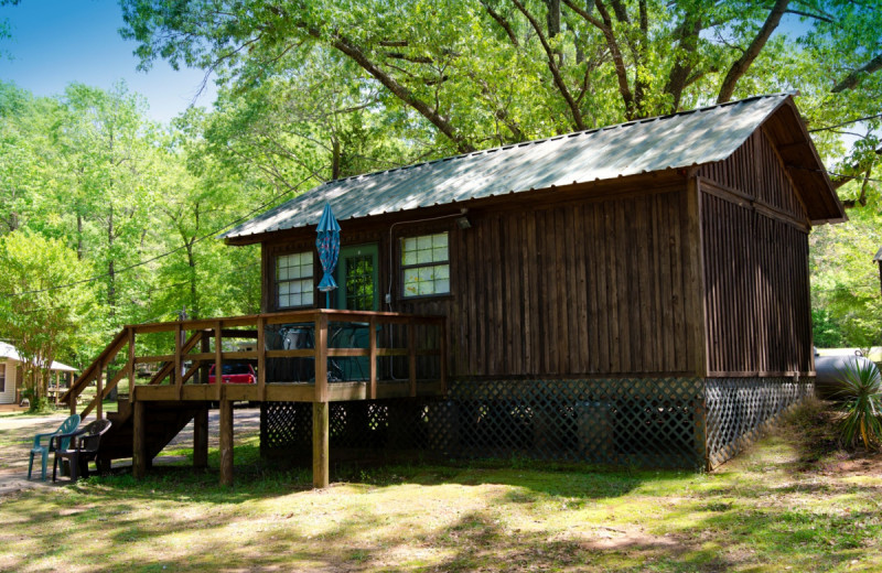 Cabin exterior at Kel's Kove.