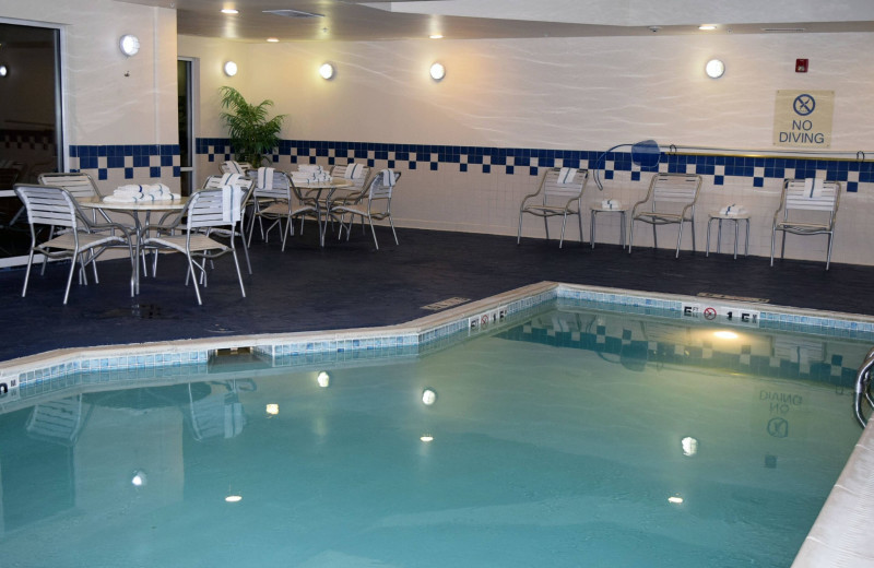 Indoor pool at Fairfield Inn 