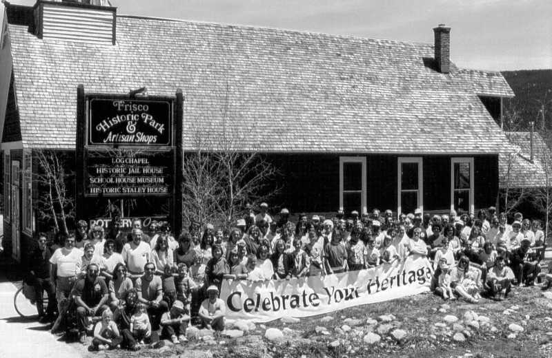 Historical town photo of Frisco Lodge.