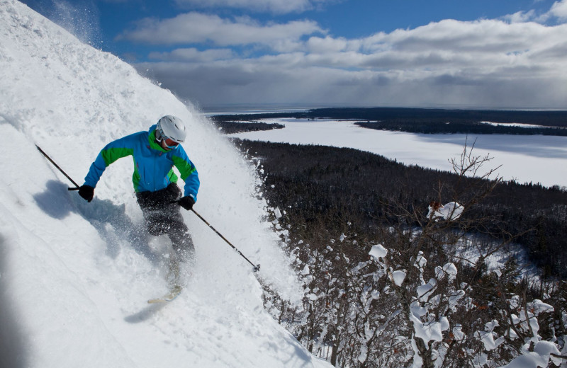 Skiing near Wilderness Resort.