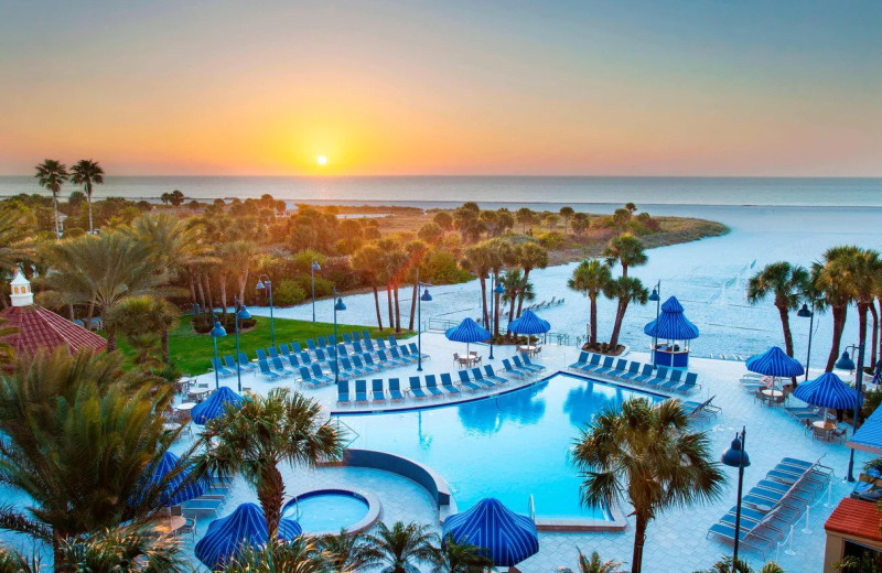 Outdoor pool at Sheraton Sand Key Resort.