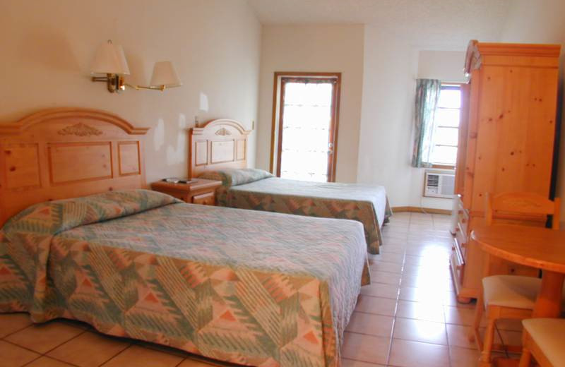 Guest room at Orange Hill Beach Inn.