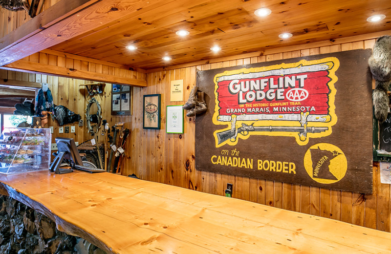 Dining at Gunflint Lodge.