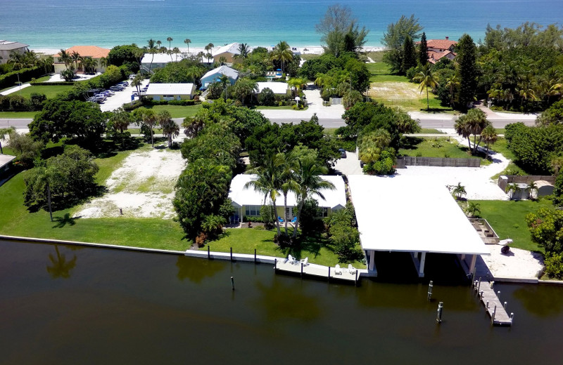 Aerial View of Island Real Estate