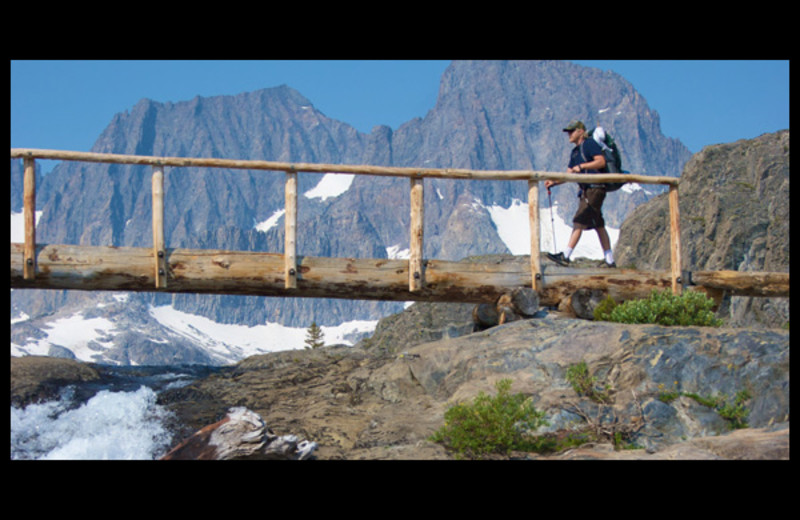 Hiking near Mammoth Front Desk.