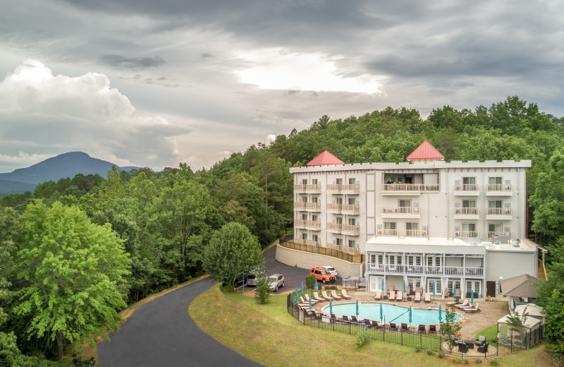 Exterior view of Valhalla Resort Hotel.