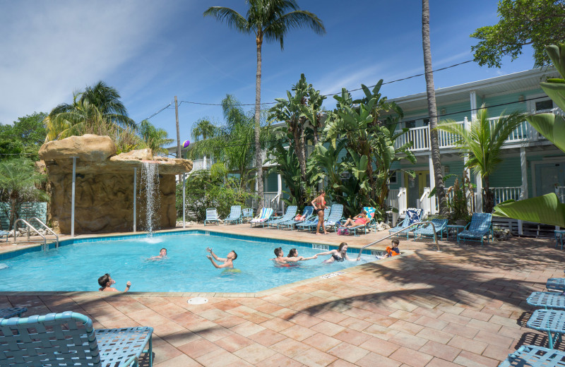 Outdoor pool at Lighthouse Resort Inn & Suites.