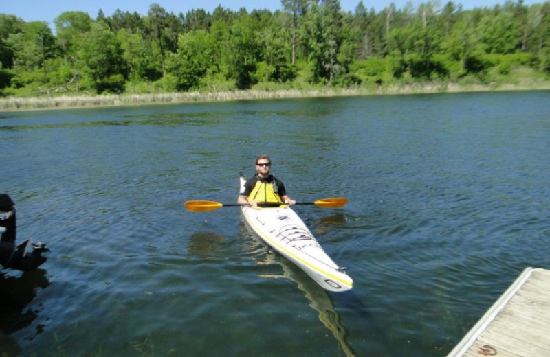 Kayaking at Becker's Resort & Campground.