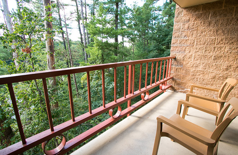 Guest balcony at Chula Vista Resort.