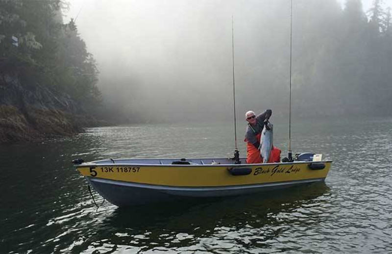 Fishing at Black Gold Lodge