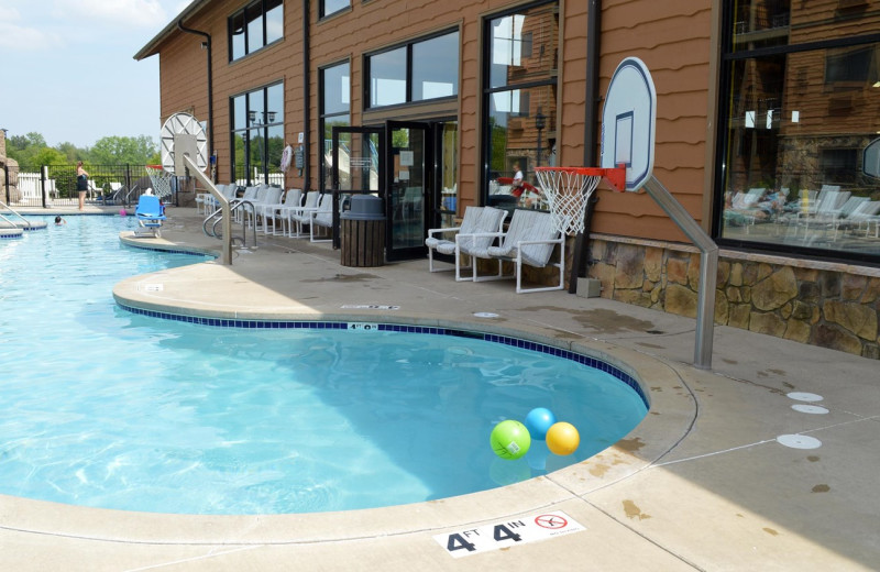 Outdoor pool at Timber Ridge Lodge & Waterpark.