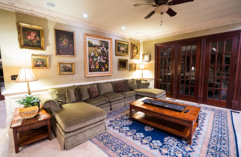 Living room at Lions Gate Estate.