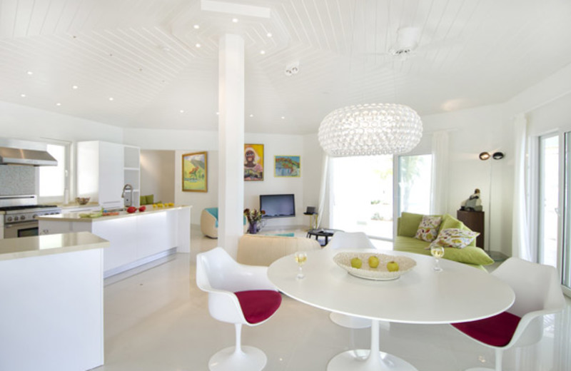 Villa interior at Island Properties Luxury Rentals.