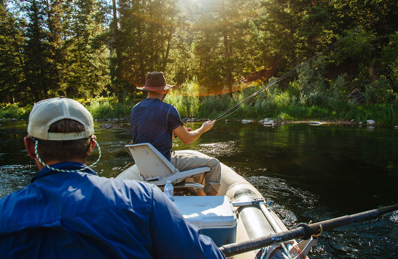 Fishing at The Resort at Paws Up.