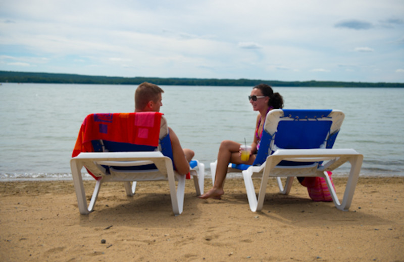 Relax at Sugar Lake Lodge.