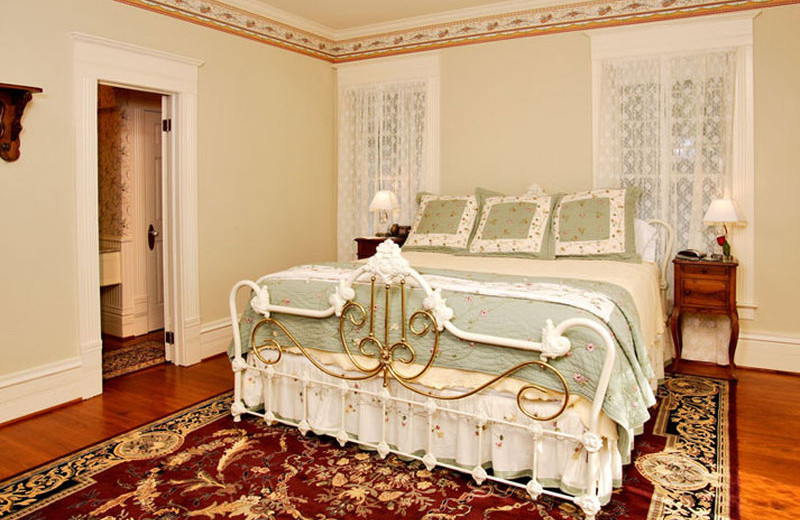 Guest room at Corinthian Bed & Breakfast.