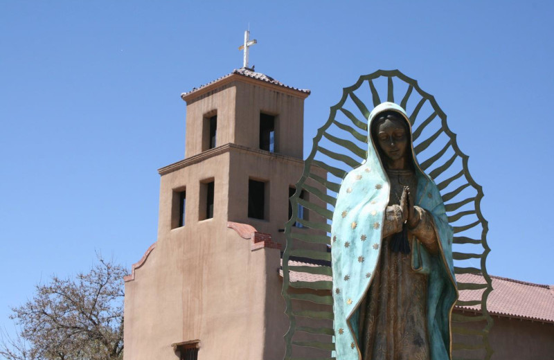 Our Lady of Guadalupe near La Posada de Santa Fe Resort & Spa.