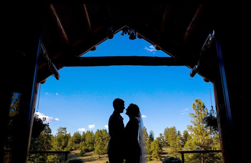 Couple at Hill Country Lake House.