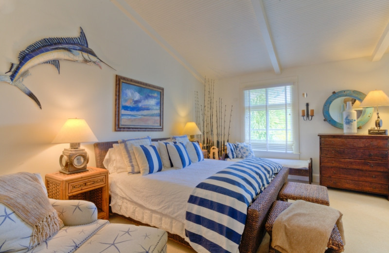 Vacation rental bedroom at Hodnett Cooper.