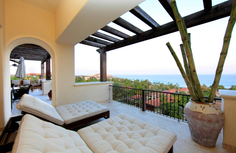 Rental patio at Luxury Villa Collections.