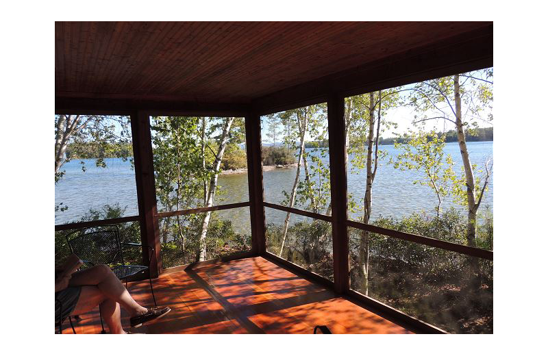Rental sun room at At the Lakes Vacation Rentals.