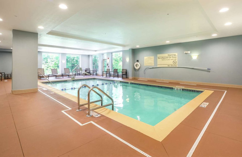 Indoor pool at Hampton Inn Waterville/Augusta.