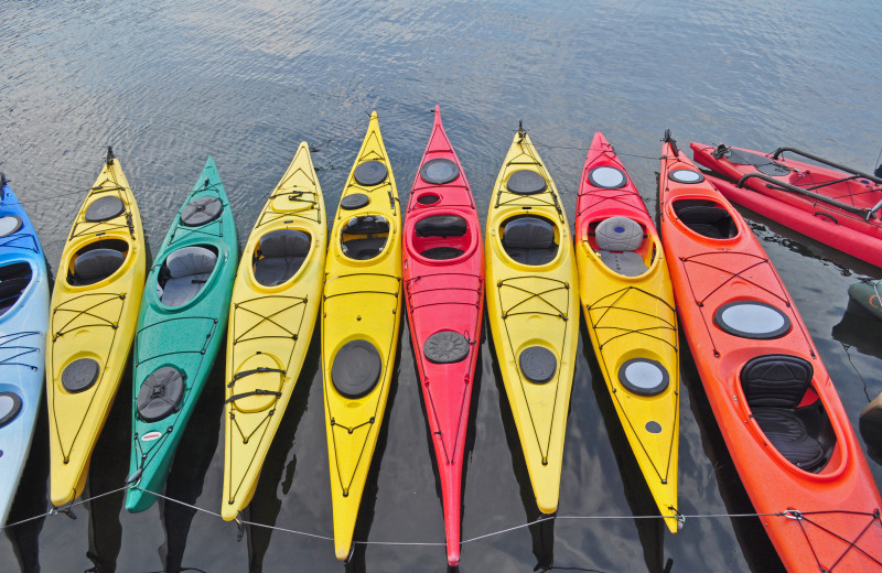 Kayaking near Addison Choate.